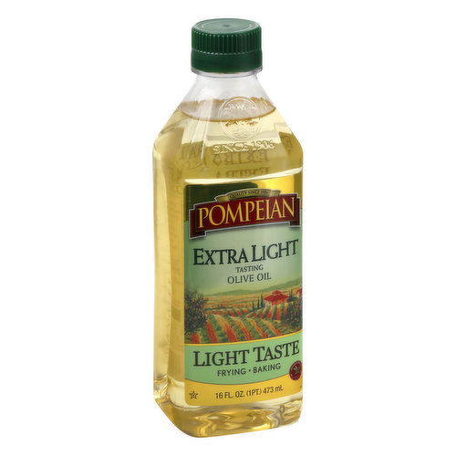 Pompeian Olive Oil, Extra Light, Light Taste