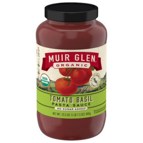 Muir Glen Organic No Sugar Added Tomato Basil Pasta Sauce