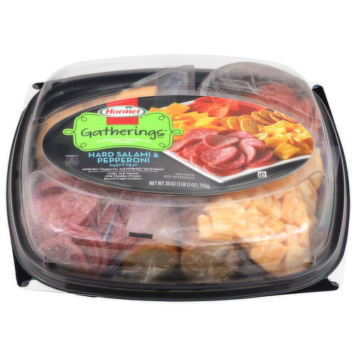Hormel Gatherings Hard Salami & Pepperoni Party Tray