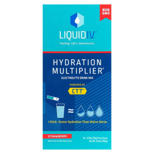 Liquid I.V. Hydration Multiplier Electrolyte Drink Mix, Strawberry