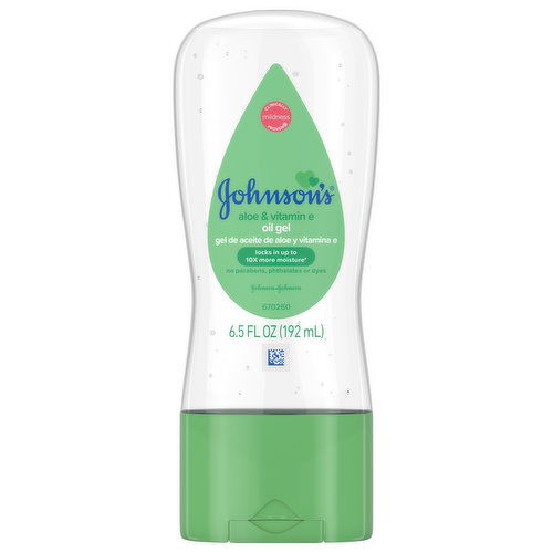 Johnson's Oil Gel, Aloe & Vitamin E