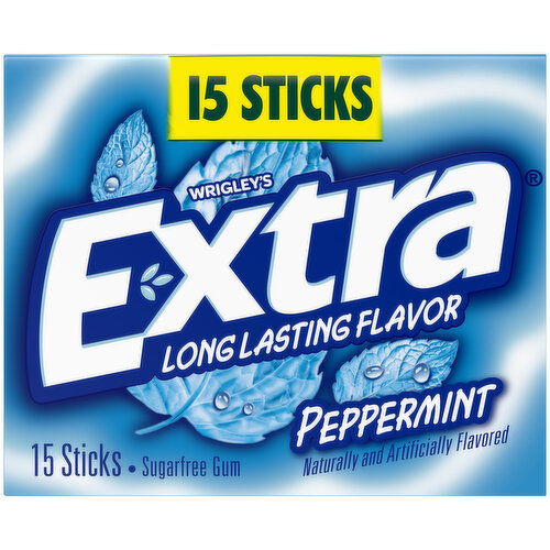 Extra EXTRA Gum Peppermint Sugar Free Chewing Gum