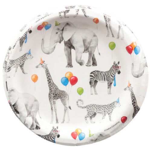 Party Creations Plates, Party Animals