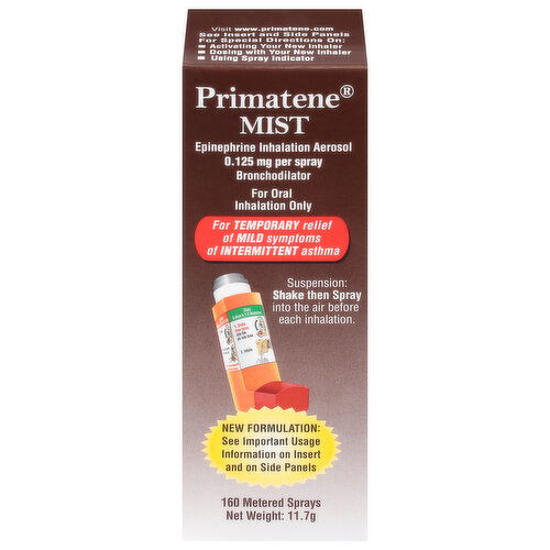 Primatene Epinephrine Inhalation Aerosol