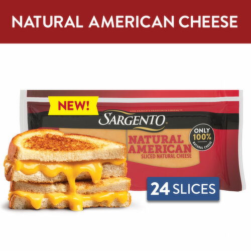 SARGENTO Sargento® Natural American Sliced Cheese, 24 Slices