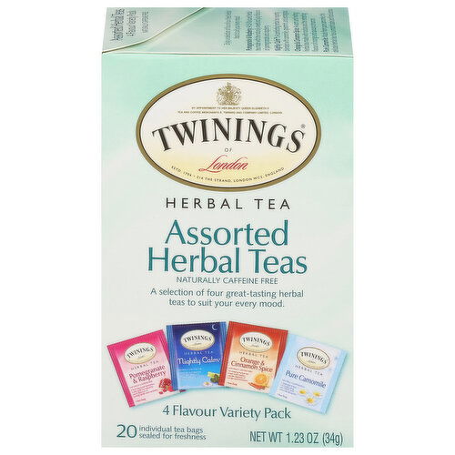 Twinings Herbal Tea, Assorted, Variety Pack, Tea Bags