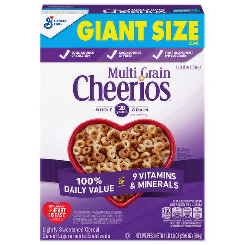 Cheerios Gluten Free Multi Grain Cereal Giant Size