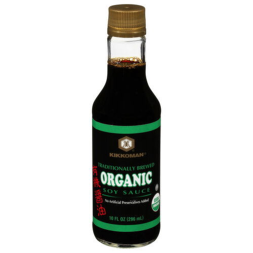 Kikkoman Traditionally Brewed Organic Soy Sauce