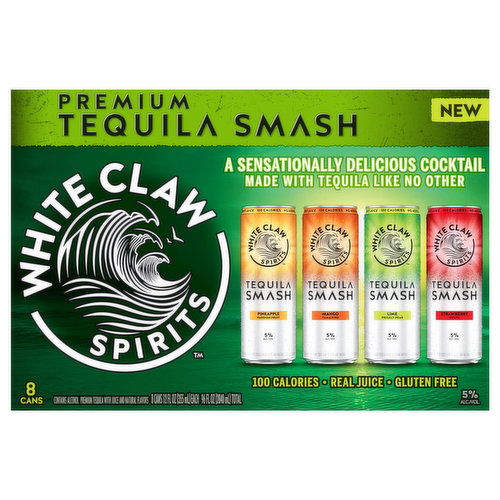 White Claw Spirits Tequila Smash, Assorted, Premium
