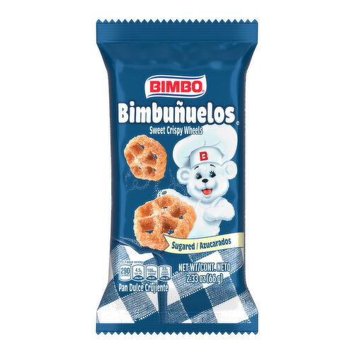 Bimbo Sweet Cinnamon Sugar Wheels, 2.33 oz