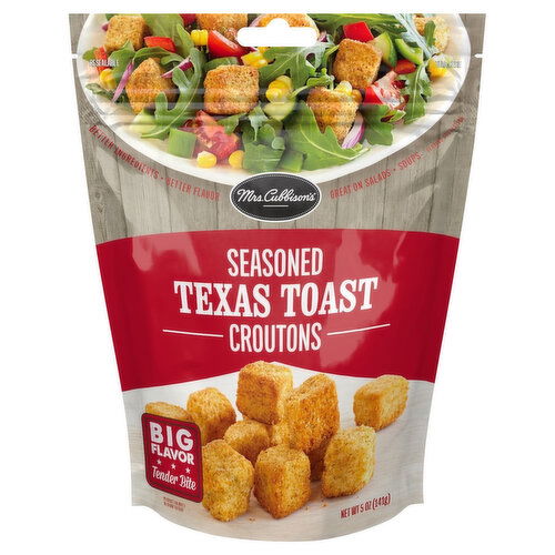 Mrs. Cubbison's Croutons, Texas Toast, Seasoned