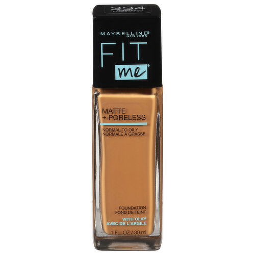 Fit me! Foundation, Matte + Poreless, Warm Sun 334