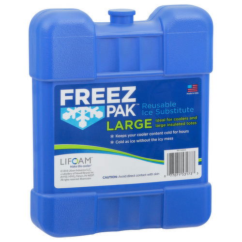 LiFoam Freez Pak Ice Substitute, Reusable, Large