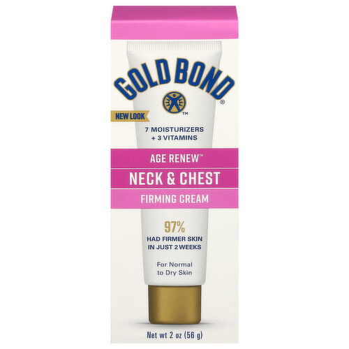 Gold Bond Age Renew Firming Cream, Neck & Chest