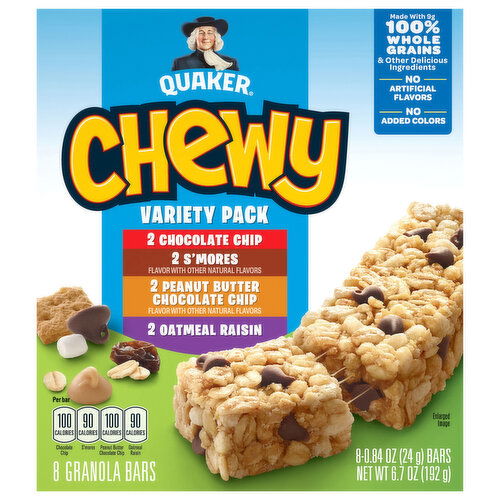 Quaker Chewy Assorted Granola Bars Variety Pack