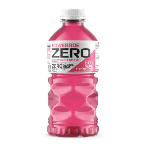 Powerade Zero  Strawberry Smash Electrolyte Sports Drink