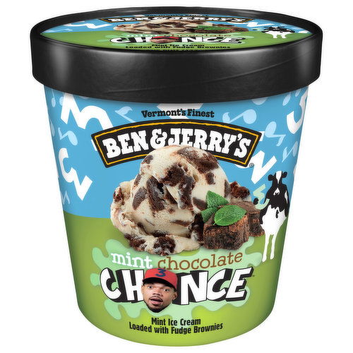 Ben & Jerry's Ice Cream, Mint Chocolate Chance