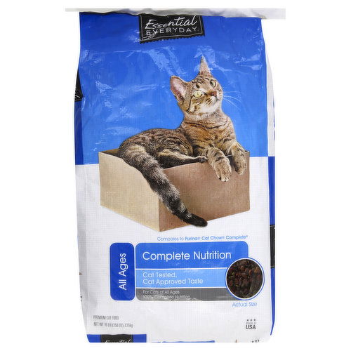 Essential Everyday Cat Food, Premium, Complete Nutrition, All Ages