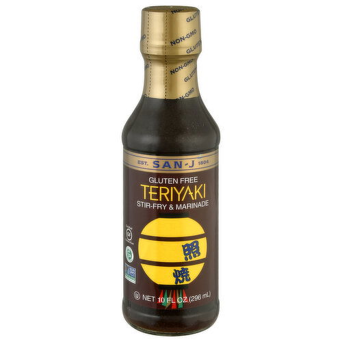 San-J Stir-Fry & Marinade, Gluten Free, Teriyaki