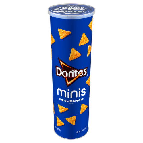 Doritos Tortilla Chips, Cool Ranch Flavored, Minis