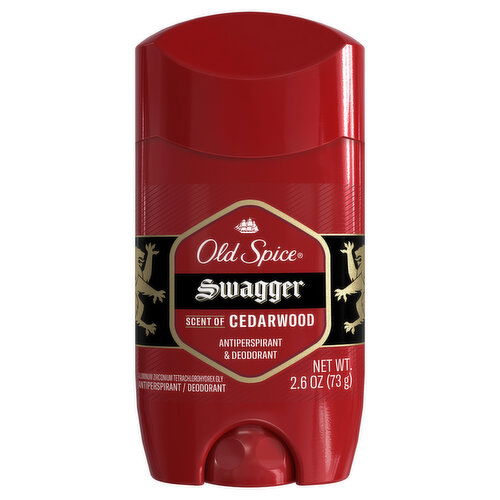 Old Spice Red Collection Old Spice Antiperspirant and Deodorant, Swagger, 2.6 oz