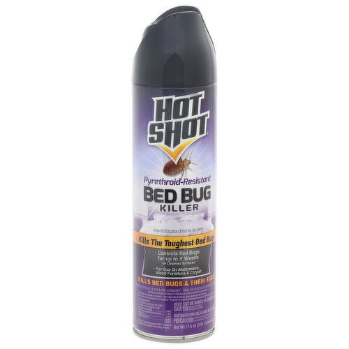 Hot Shot Bed Bug Killer, Pyrethroid-Resistant