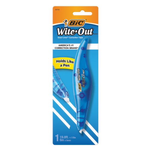 BiC Wite-Out Correction Tape, Exact Liner