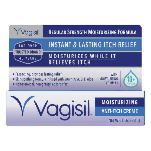 Vagisil Anti-Itch Creme, Moisturizing, Regular Strength