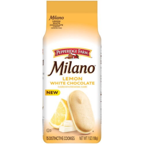 Pepperidge Farm® Milano® White Chocolate Lemon  Flavored Cookies