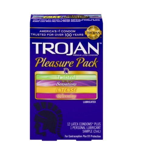 Trojan  Pleasure Pack Latex Condoms