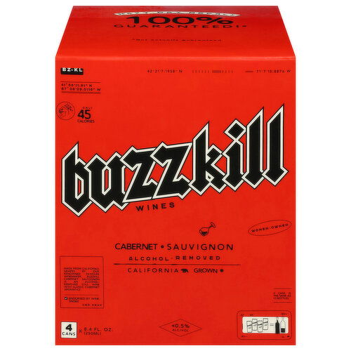 Buzzkill Wines Cabernet Sauvignon