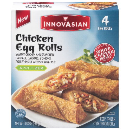 InnovAsian Egg Rolls, Chicken, Appetizer