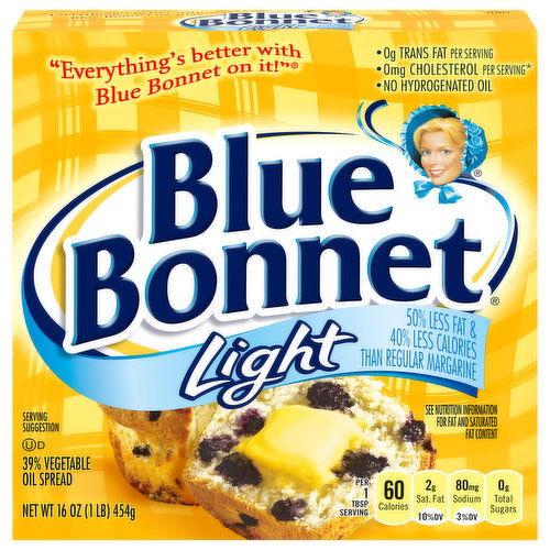 Blue Bonnet Light Vegetable Oil Spread