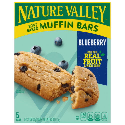 Nature Valley Muffin Bars, Blueberry, Soft Baked