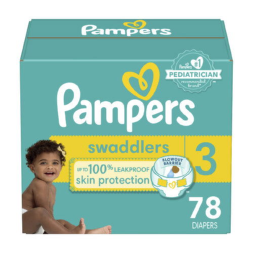 Pampers Swaddlers Swaddlers Diaper Size 3 78 Count