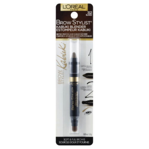 L'Oreal Brow Stylist Kabuki Kabuki Blender, Blonde 312