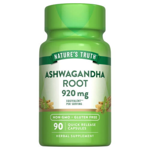 Nature's Truth 920 mg Ashwagandha Root