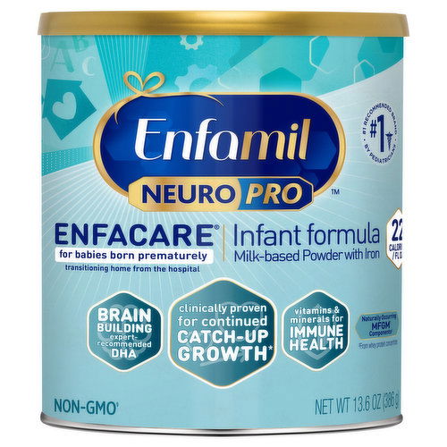 Enfamil Enfacare Neuro Pro Infant Formula, Milk-Based Powder with Iron