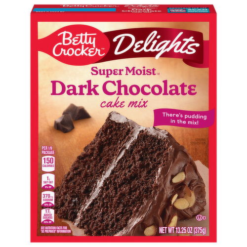 Betty Crocker Super Moist Delights Dark Chocolate Cake Mix