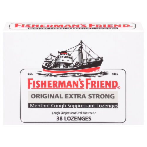 Fishman's Friend Cough Suppressant, Menthol, Original Extra Strong, Lozenges