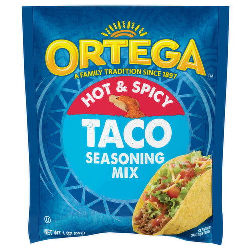 Ortega Hot & Spicy Taco Seasoning Mix