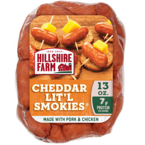 Hillshire Farm Cheddar Lit'l Smokies Smoked Sausage