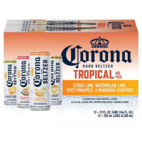 Corona Hard Seltzer, Tropical Mix Pack