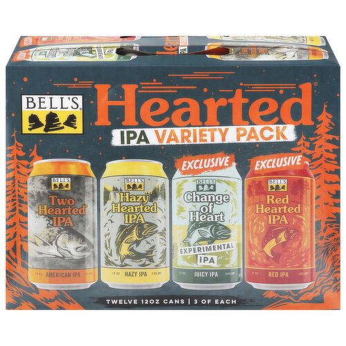 Bell's Hearted IPA Assorted Beer Variety Pack