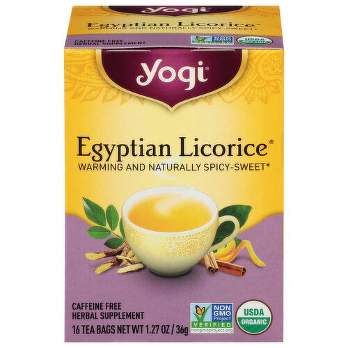 Yogi Egyptian Licorice Tea Bags