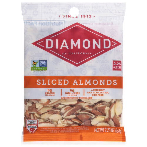 Diamond of California Almonds, Sliced