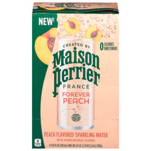 Maison Perrier Sparkling Water, Forever Peach