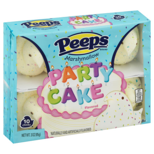 Peeps Marshmallow Chicks, Party Cake