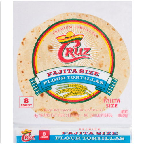 Cruz Fajita Style Tortillas