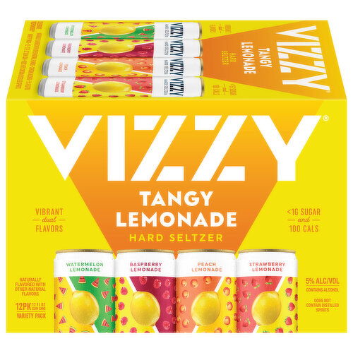 Vizzy Hard Seltzer, Tangy Lemonade